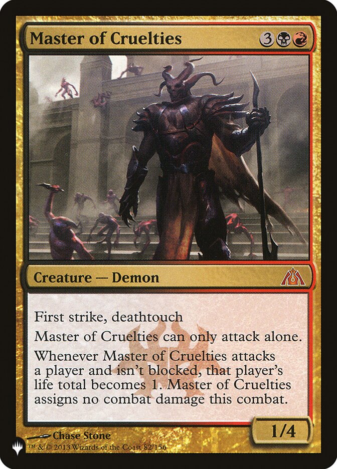Master of Cruelties [The List] | Odin's Place