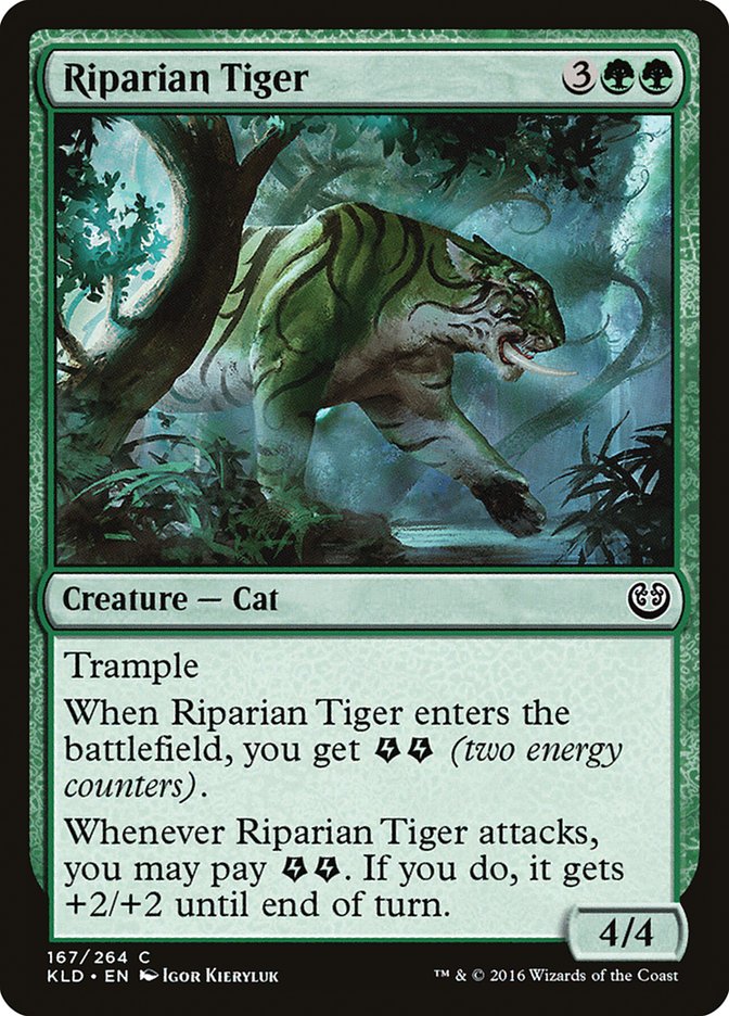 Riparian Tiger (167) [Kaladesh] | Odin's Place