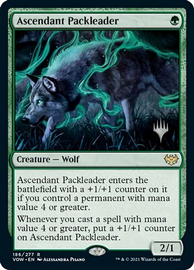 Ascendant Packleader (Promo Pack) [Innistrad: Crimson Vow Promos] | Odin's Place