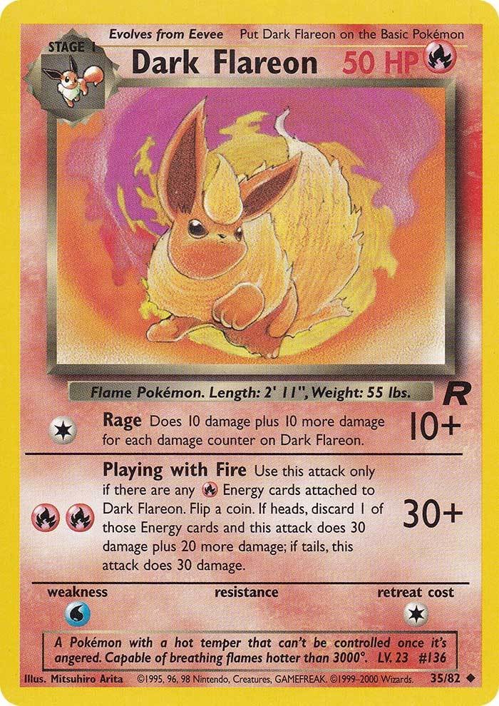 Dark Flareon (35/82) [Team Rocket Unlimited] | Odin's Place
