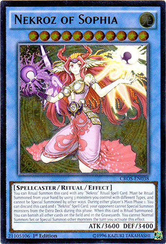 Nekroz of Sophia (UTR) [CROS-EN038] Ultimate Rare | Odin's Place