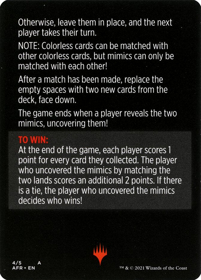 Mimic Match (Magic Minigame) [Dungeons & Dragons: Adventures in the Forgotten Realms Minigame] | Odin's Place
