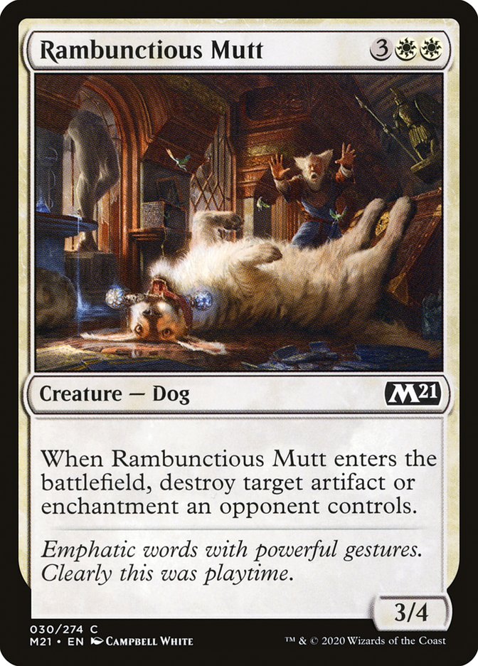 Rambunctious Mutt [Core Set 2021] | Odin's Place
