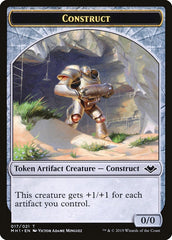 Zombie (007) // Construct (017) Double-Sided Token [Modern Horizons Tokens] | Odin's Place