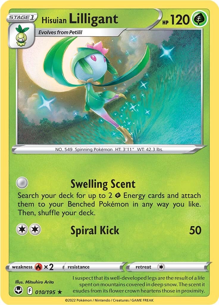 Hisuian Lilligant (010/195) [Sword & Shield: Silver Tempest] | Odin's Place