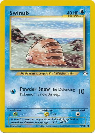 Swinub (79/111) [Neo Genesis Unlimited] | Odin's Place