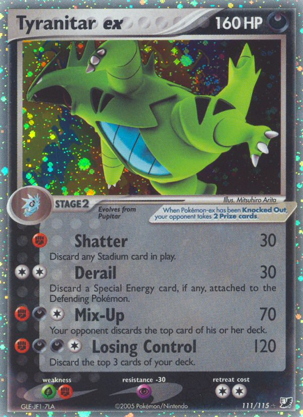 Tyranitar ex (111/115) [EX: Unseen Forces] | Odin's Place