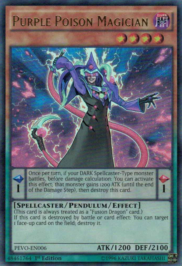 Purple Poison Magician [PEVO-EN006] Ultra Rare | Odin's Place