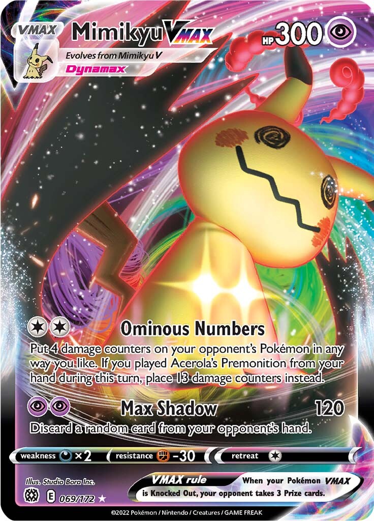 Mimikyu VMAX (069/172) [Sword & Shield: Brilliant Stars] | Odin's Place