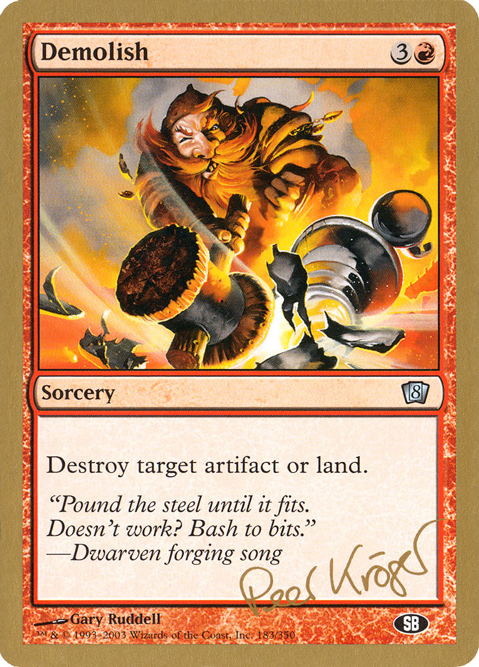 Demolish (Peer Kroger) (SB) [World Championship Decks 2003] | Odin's Place