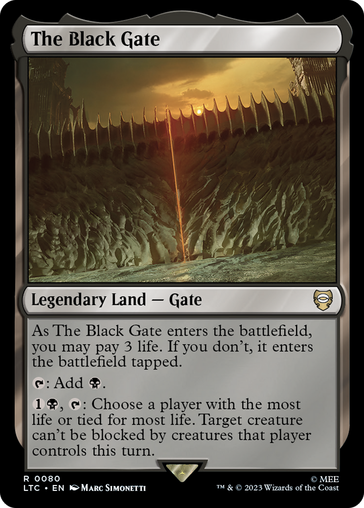 The Black Gate [The Lord of the Rings: Tales of Middle-Earth Commander] | Odin's Place