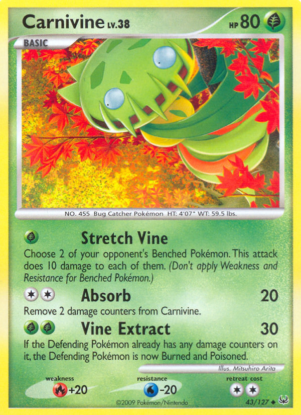 Carnivine (43/127) [Platinum: Base Set] | Odin's Place
