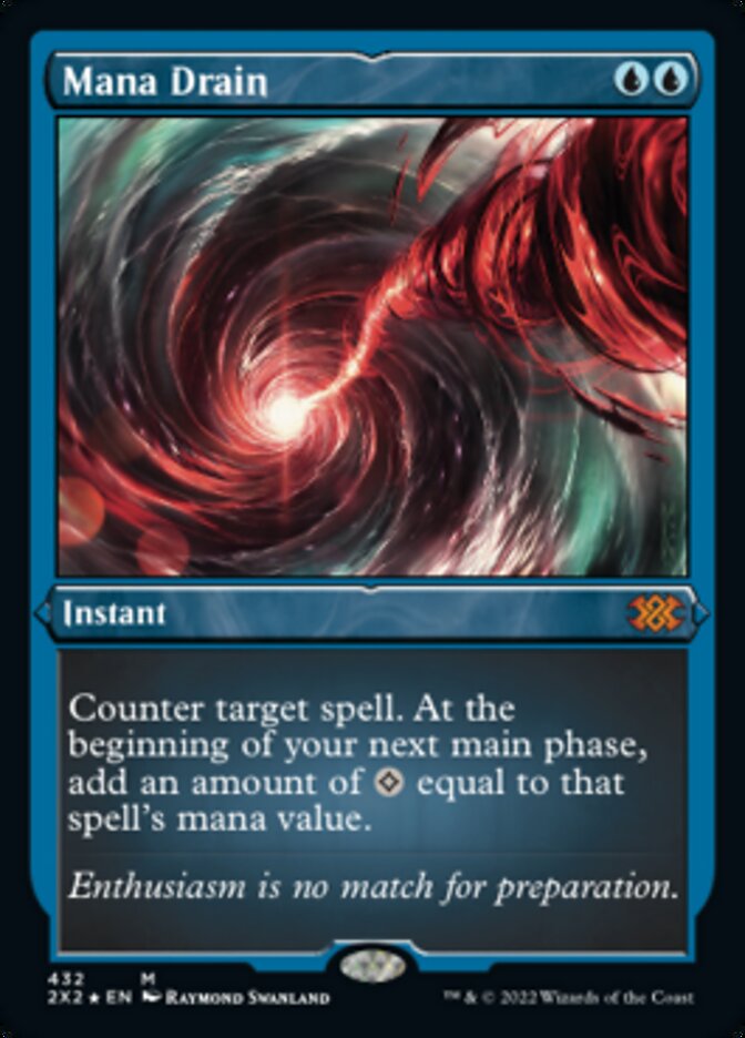 Mana Drain (Foil Etched) [Double Masters 2022] | Odin's Place
