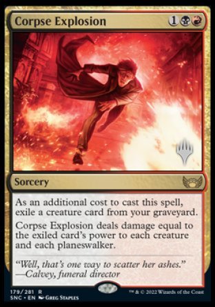 Corpse Explosion (Promo Pack) [Streets of New Capenna Promos] | Odin's Place