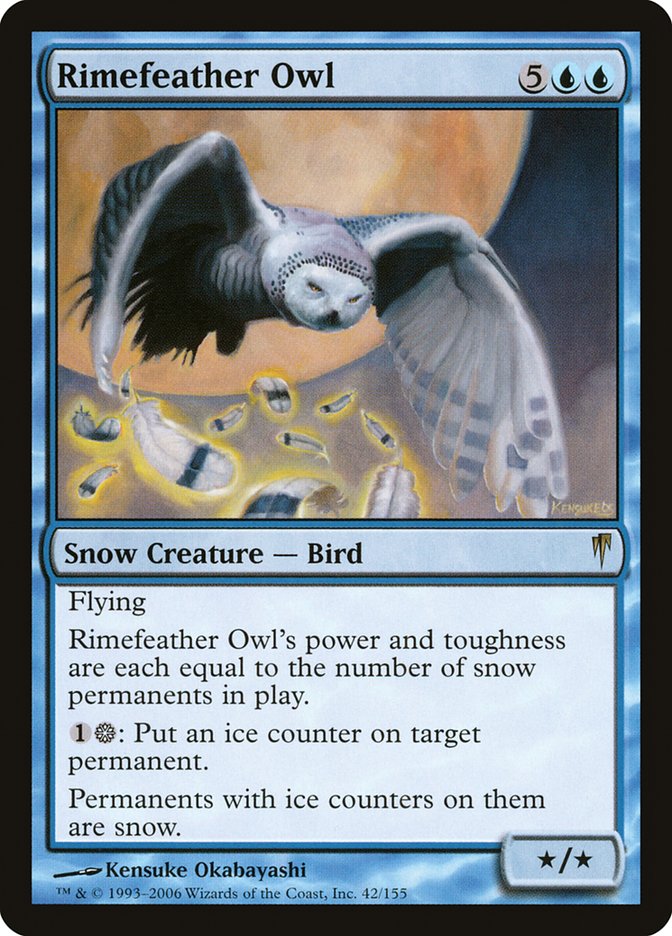 Rimefeather Owl (42) [Coldsnap] | Odin's Place