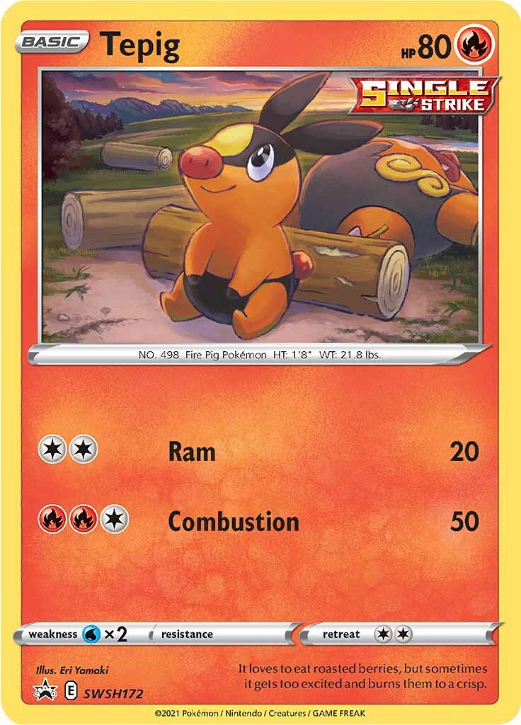 Tepig (SWSH172) [Sword & Shield: Black Star Promos] | Odin's Place