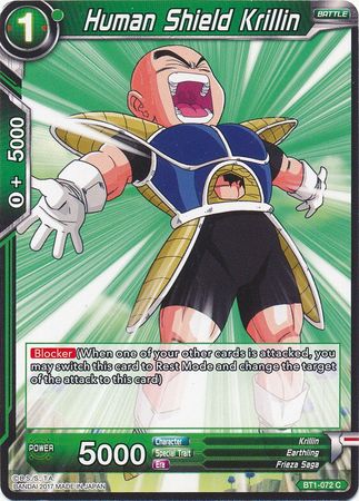 Human Shield Krillin (BT1-072) [Galactic Battle] | Odin's Place