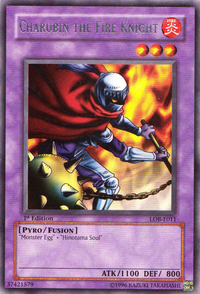 Charubin the Fire Knight [LOB-E011] Rare | Odin's Place