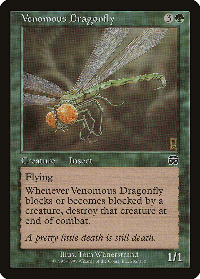 Venomous Dragonfly (282) [Mercadian Masques] | Odin's Place