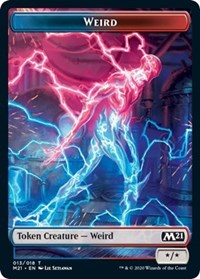 Weird // Zombie Double-Sided Token [Core Set 2021 Tokens] | Odin's Place
