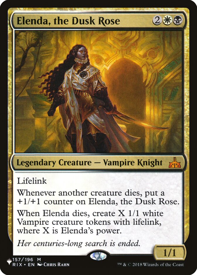 Elenda, the Dusk Rose [The List] | Odin's Place