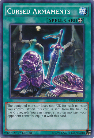 Cursed Armaments [BP03-EN169] Common | Odin's Place