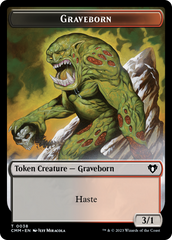Thopter // Graveborn Double-Sided Token [Commander Masters Tokens] | Odin's Place