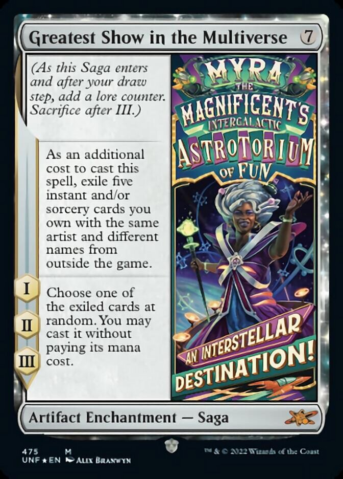 Greatest Show in the Multiverse (Galaxy Foil) [Unfinity] | Odin's Place