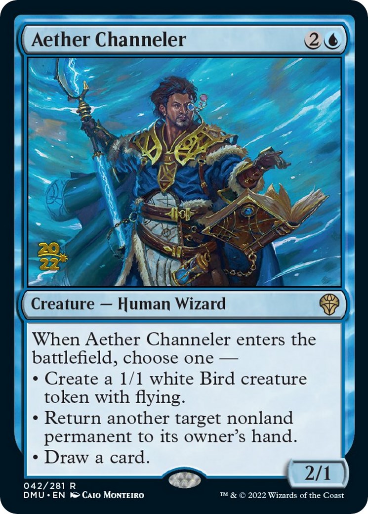 Aether Channeler [Dominaria United Prerelease Promos] | Odin's Place