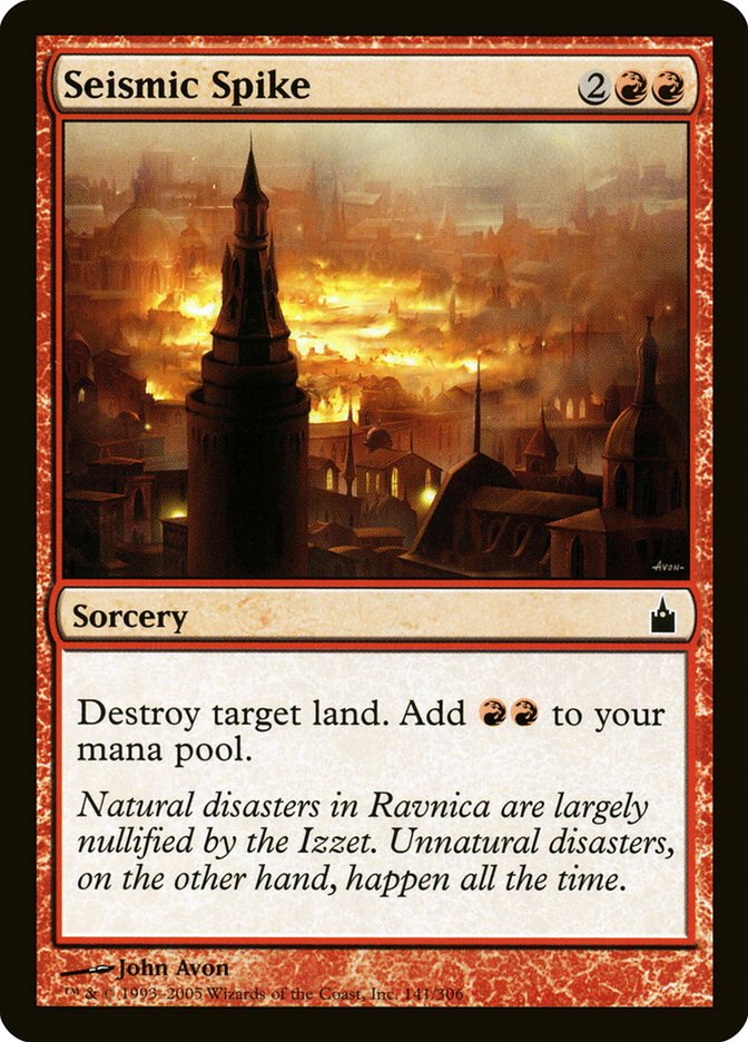Seismic Spike (141) [Ravnica: City of Guilds] | Odin's Place