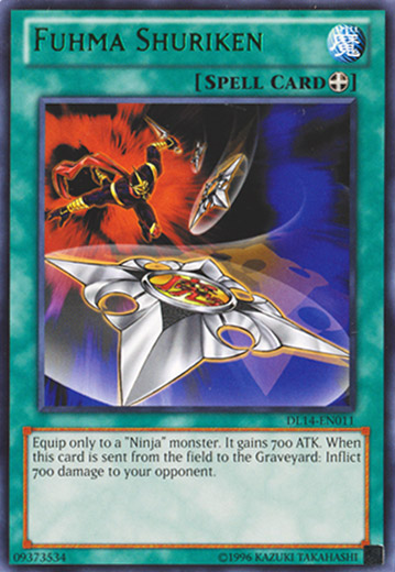 Fuhma Shuriken (Green) [DL14-EN011] Rare | Odin's Place