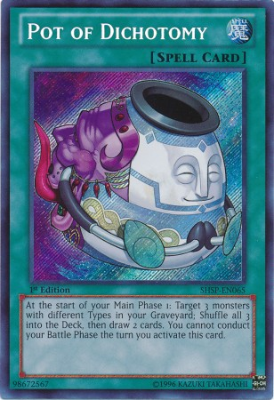 Pot of Dichotomy [SHSP-EN065] Secret Rare | Odin's Place