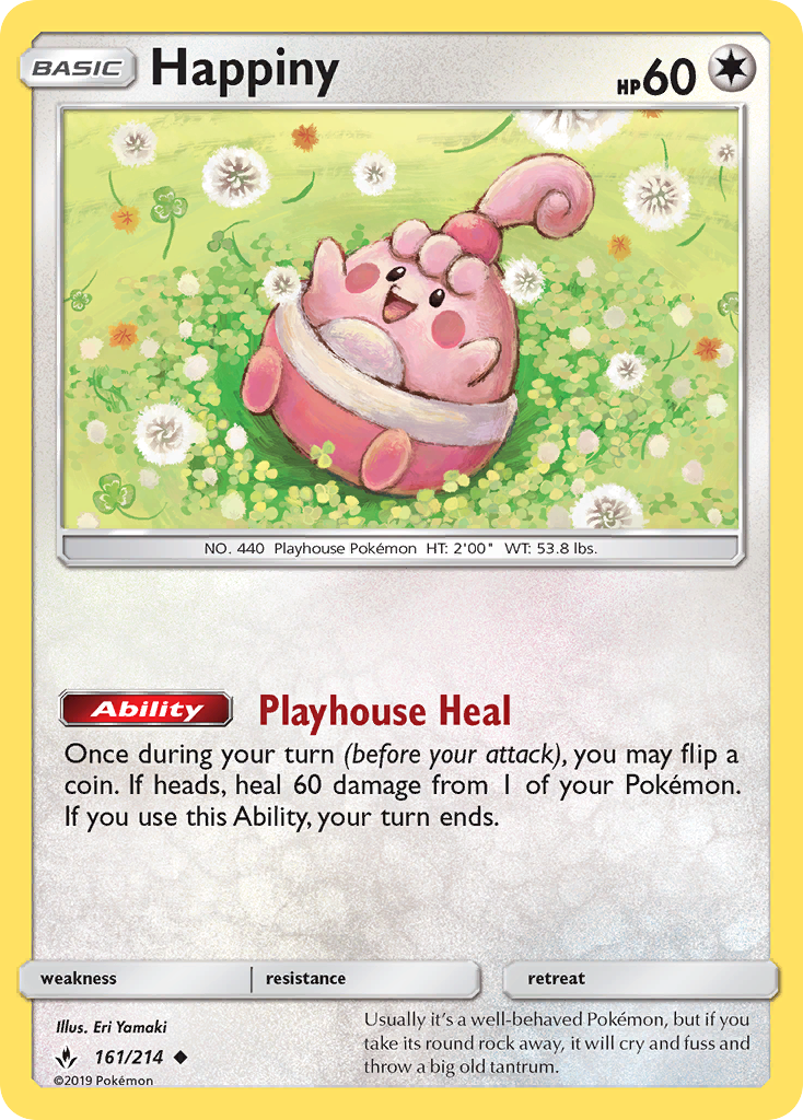 Happiny (161/214) [Sun & Moon: Unbroken Bonds] | Odin's Place