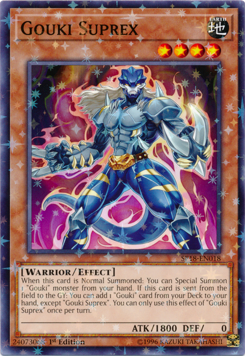 Gouki Suprex [SP18-EN018] Starfoil Rare | Odin's Place