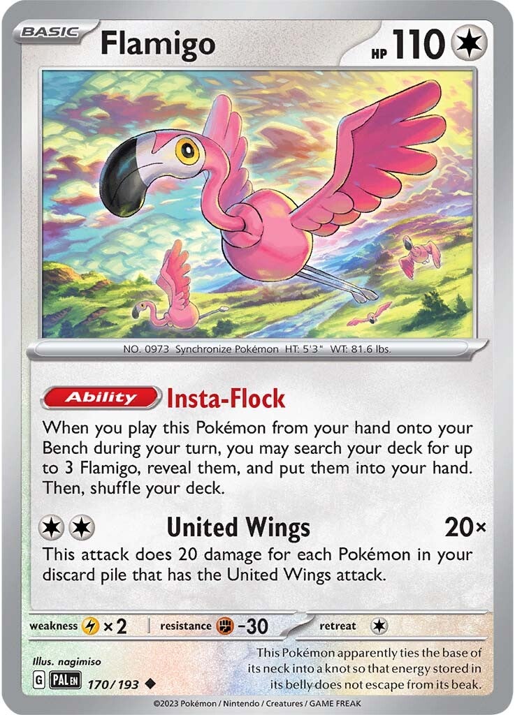 Flamigo (170/193) [Scarlet & Violet: Paldea Evolved] | Odin's Place