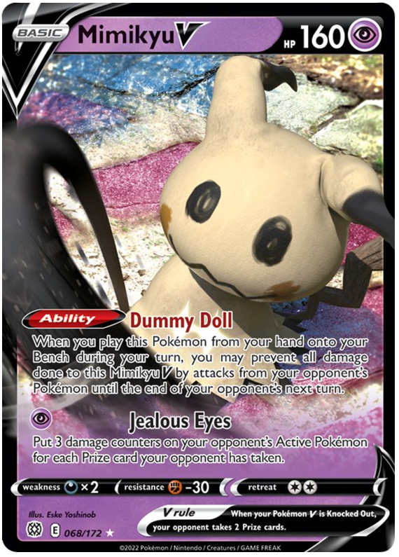 Mimikyu V (068/172) [Sword & Shield: Brilliant Stars] | Odin's Place