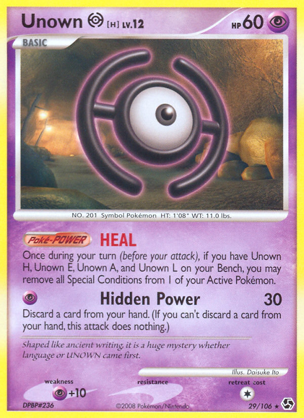 Unown H (29/106) [Diamond & Pearl: Great Encounters] | Odin's Place