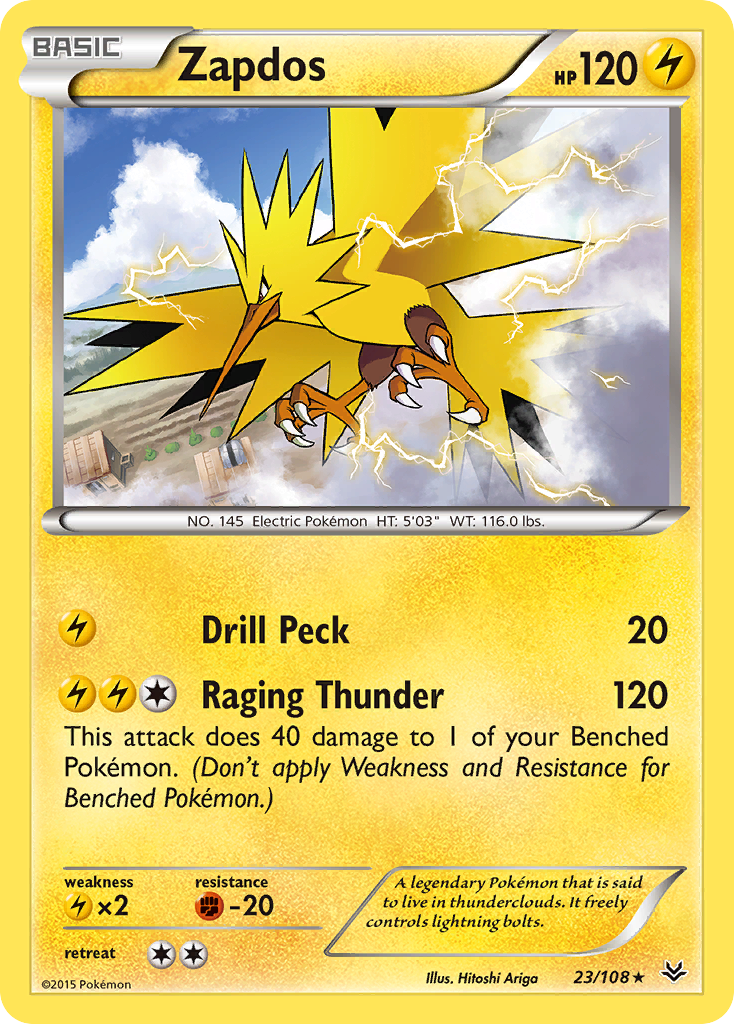 Zapdos (23/108) [XY: Roaring Skies] | Odin's Place