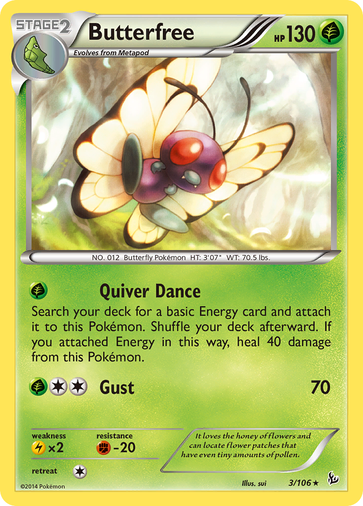 Butterfree (3/106) [XY: Flashfire] | Odin's Place