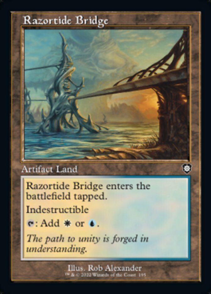 Razortide Bridge (Retro) [The Brothers' War Commander] | Odin's Place