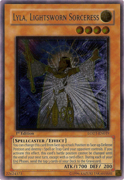 Lyla, Lightsworn Sorceress [LODT-EN019] Ultimate Rare | Odin's Place