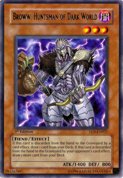 Broww, Huntsman of Dark World [EEN-EN021] Rare | Odin's Place