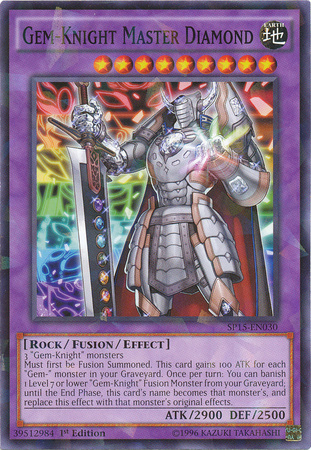 Gem-Knight Master Diamond [SP15-EN030] Shatterfoil Rare | Odin's Place