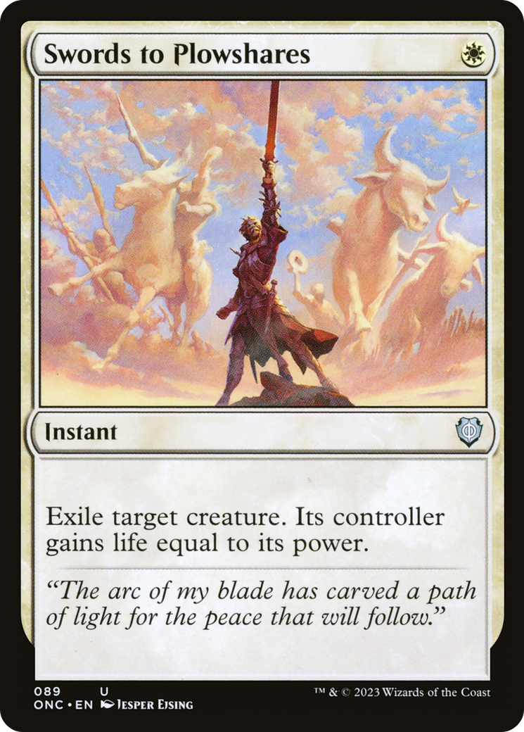 Swords to Plowshares [Phyrexia: All Will Be One Commander] | Odin's Place