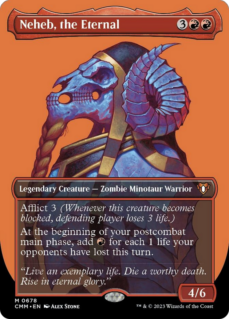 Neheb, the Eternal (Borderless Profile) [Commander Masters] | Odin's Place