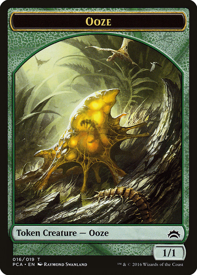 Plant // Ooze (016) Double-Sided Token [Planechase Anthology Tokens] | Odin's Place