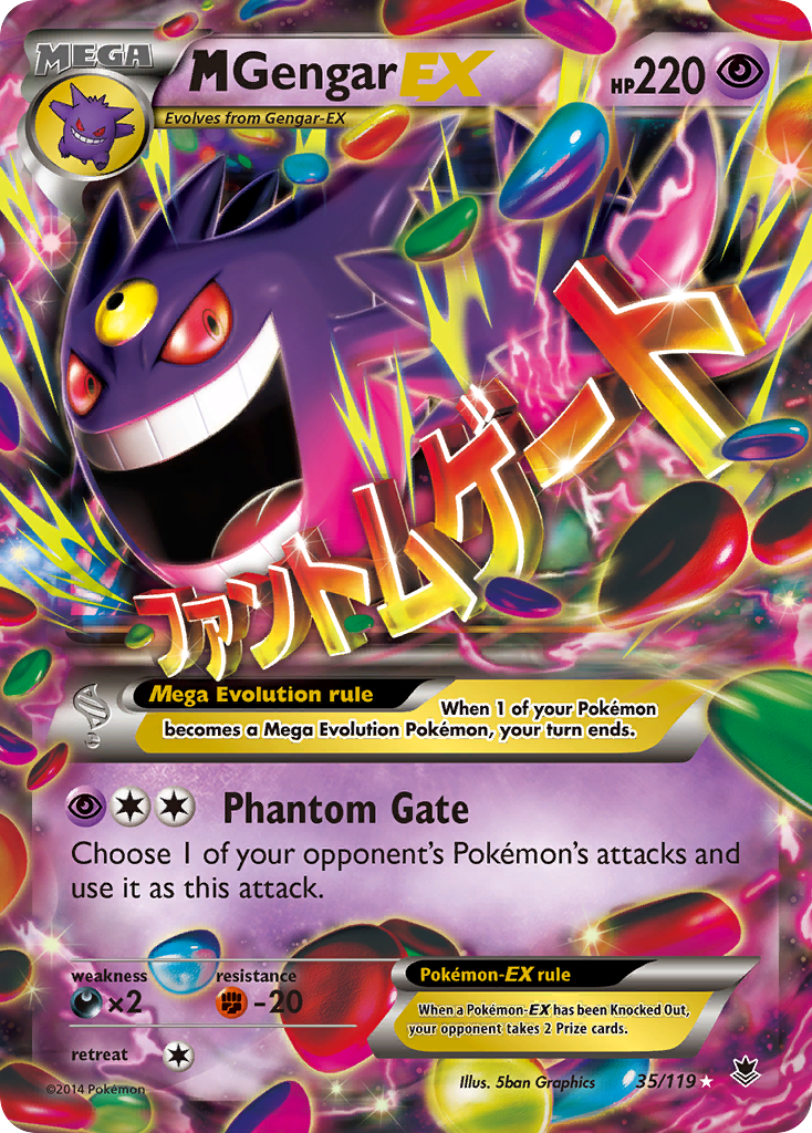 M Gengar EX (35/119) [XY: Phantom Forces] | Odin's Place