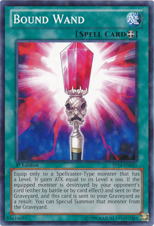 Bound Wand [SP14-EN035] Starfoil Rare | Odin's Place