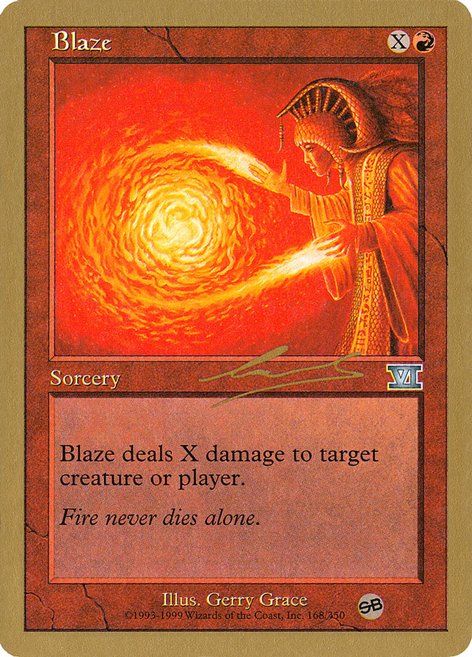 Blaze (Nicolas Labarre) [World Championship Decks 2000] | Odin's Place