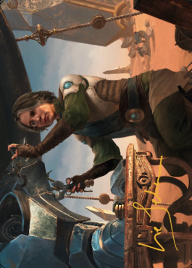Tocasia, Dig Site Mentor Art Card (Gold-Stamped Signature) [The Brothers' War Art Series] | Odin's Place